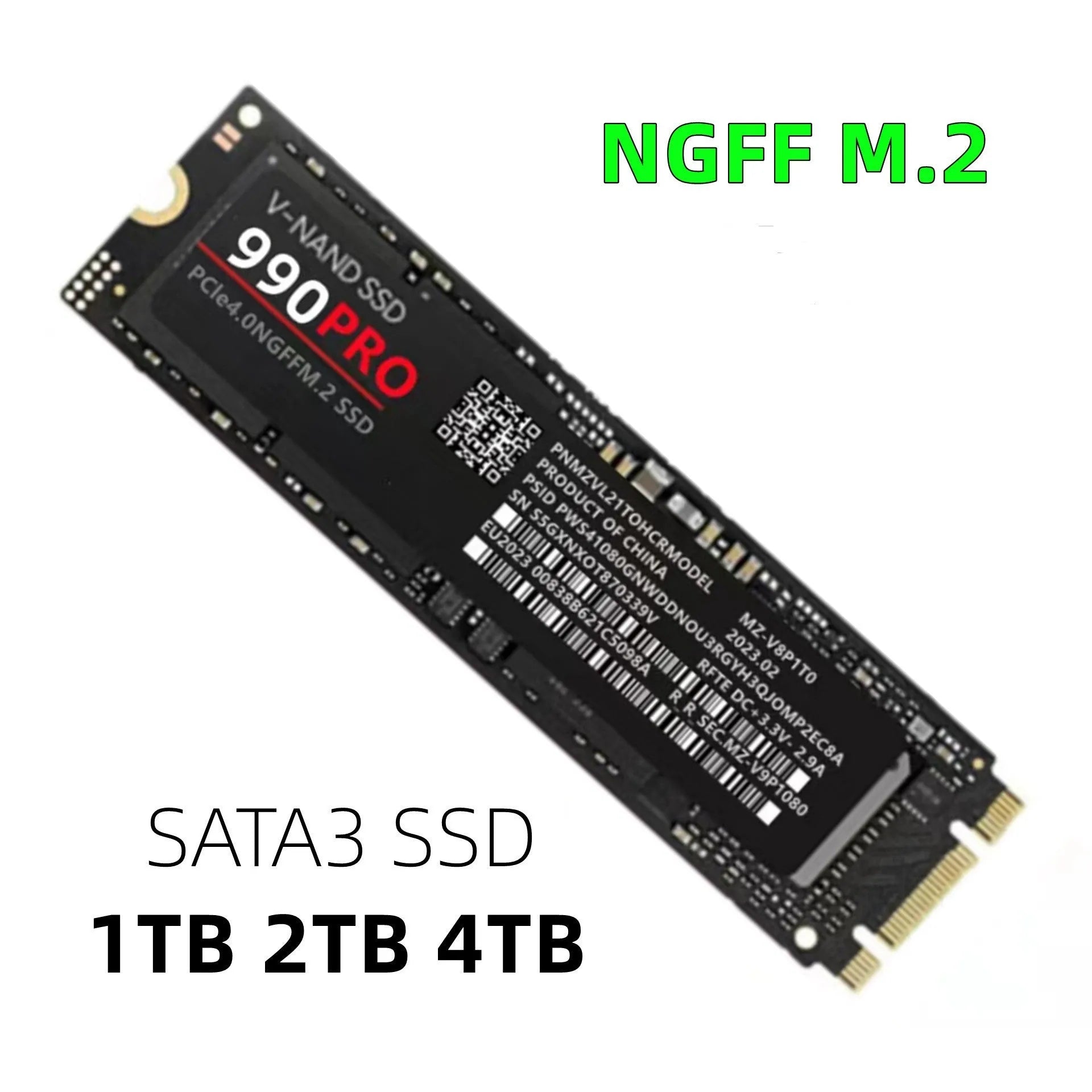 Dedicated To SSDs 990pro NVMe internal SSD with PCI-E interface 2280 form factor