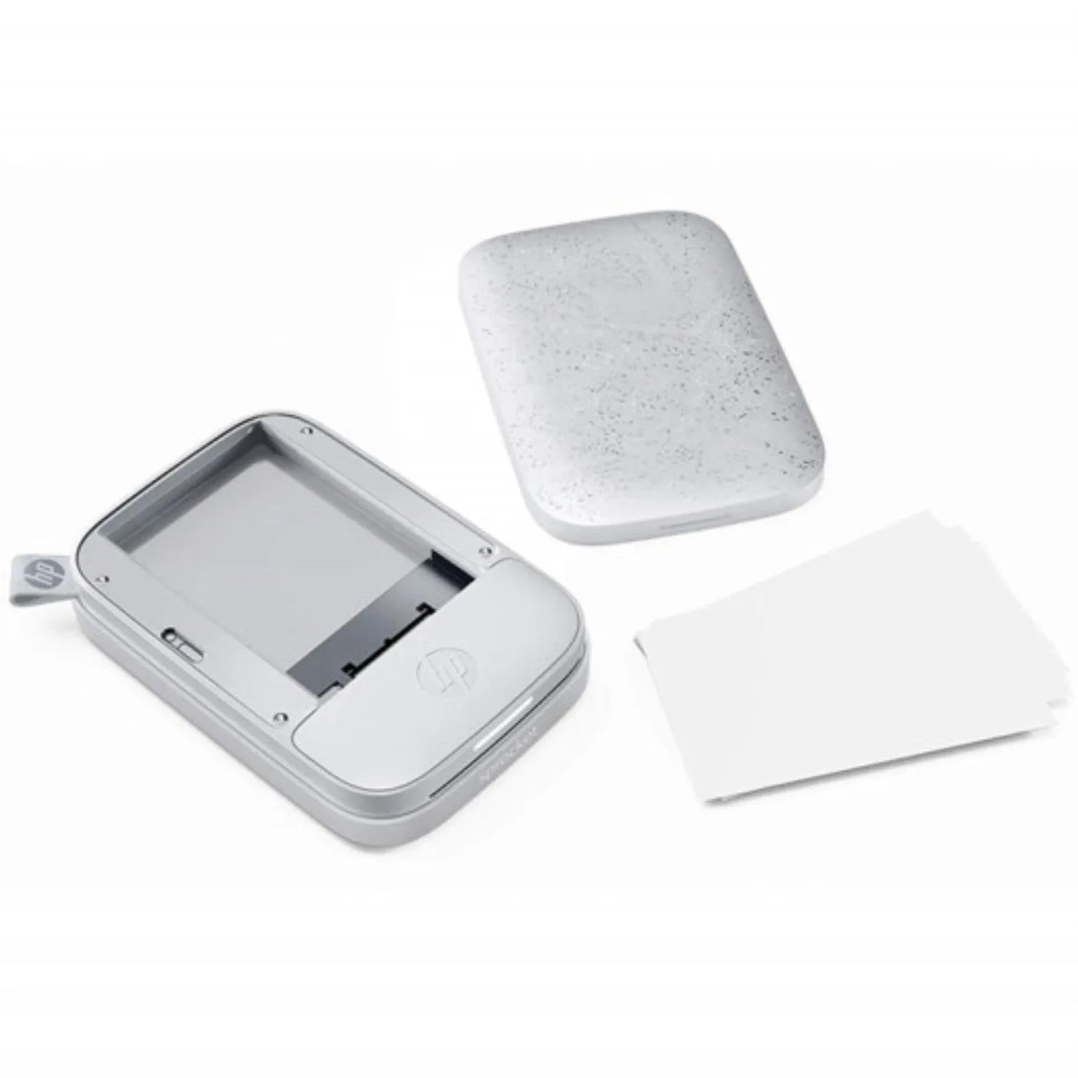 Bluetooth digital photo pocket printer in three colours for mobile phone printing
