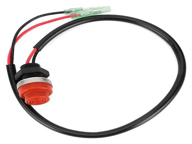 Yamaha outboard motor kill switch with rope lanyard in hardware plastic construction