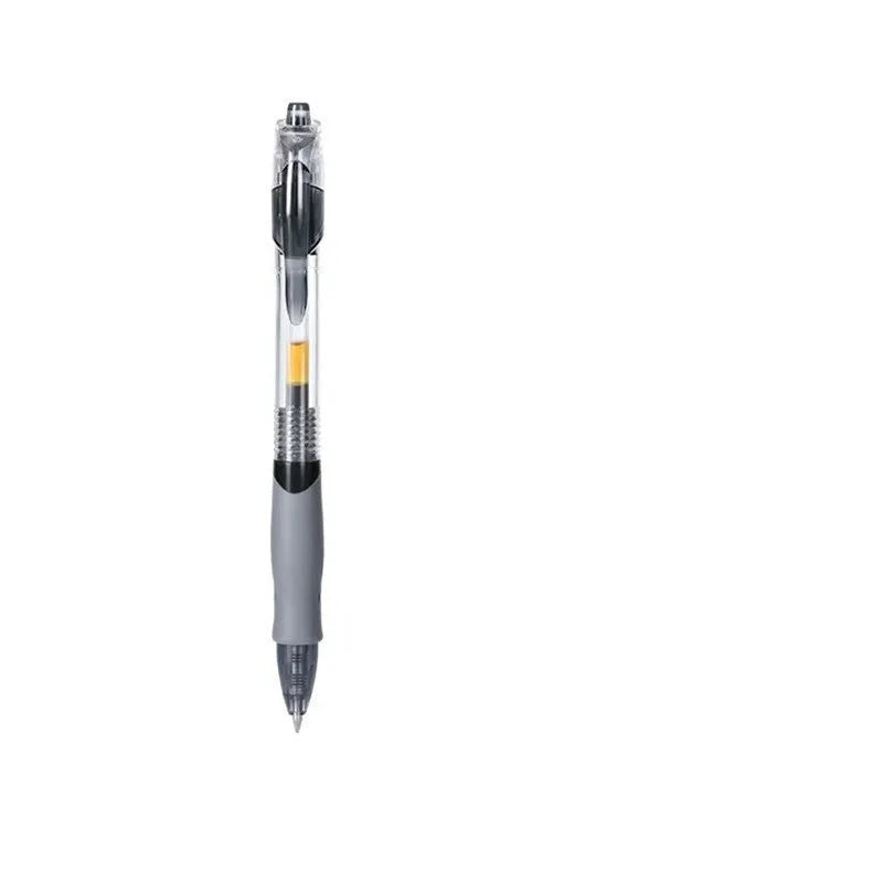 0.5mm gel pen with black, blue and red ink refills for office and school use