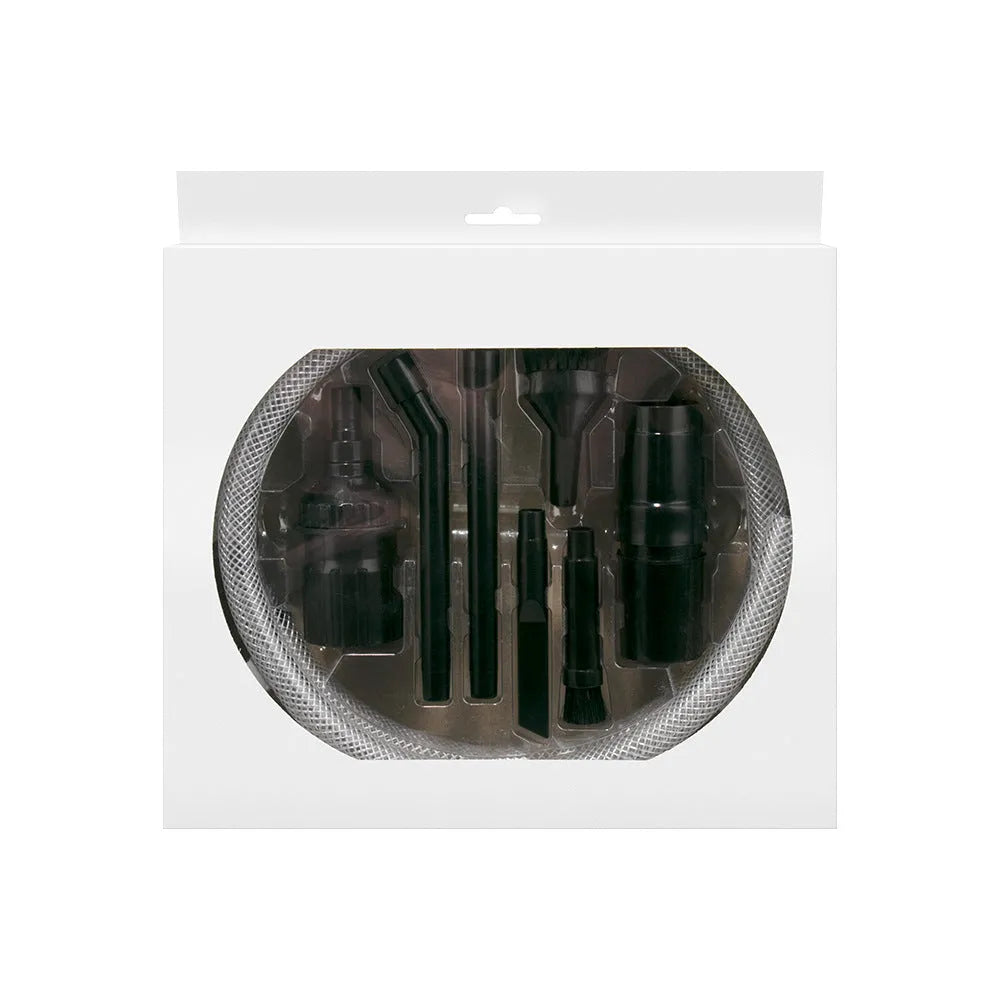 Eight-piece multifunctional small suction head set for vacuum cleaner auxiliary dust collection