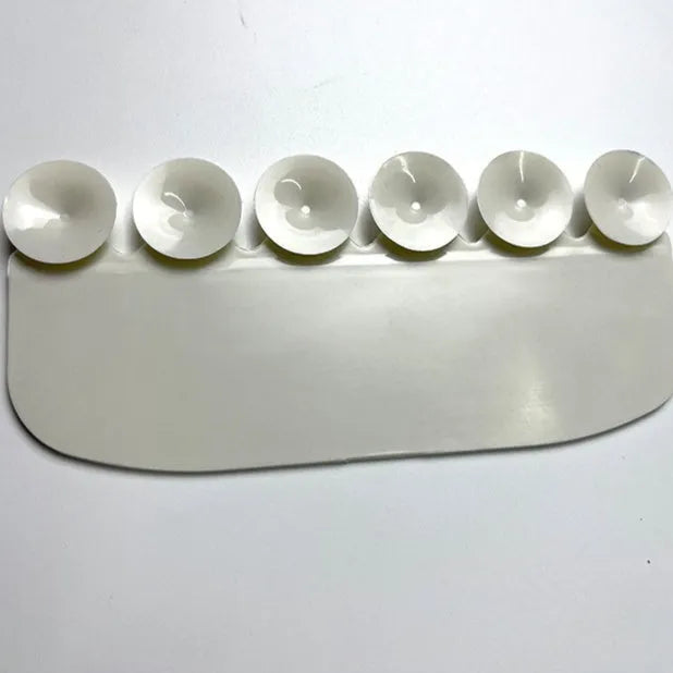 White PVC urine blocking board for children's toilet training to prevent splash mess
