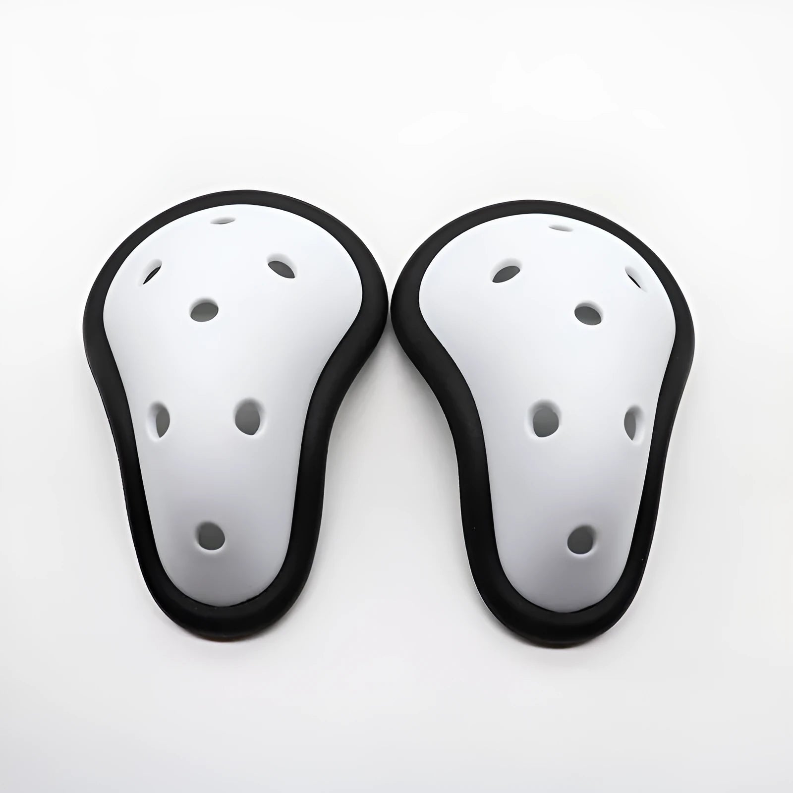Rubber sports genital protector for adult and child athletes in boxing, hockey, rugby.