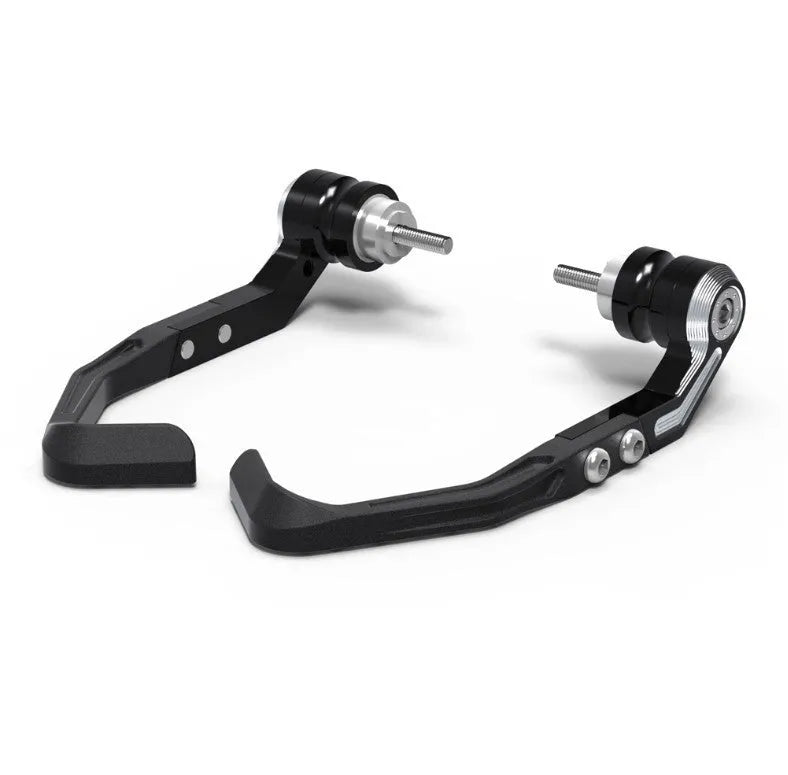 Pair of black CNC machined anti-slide bow guards for CBR650F CBR650R 2014-2023