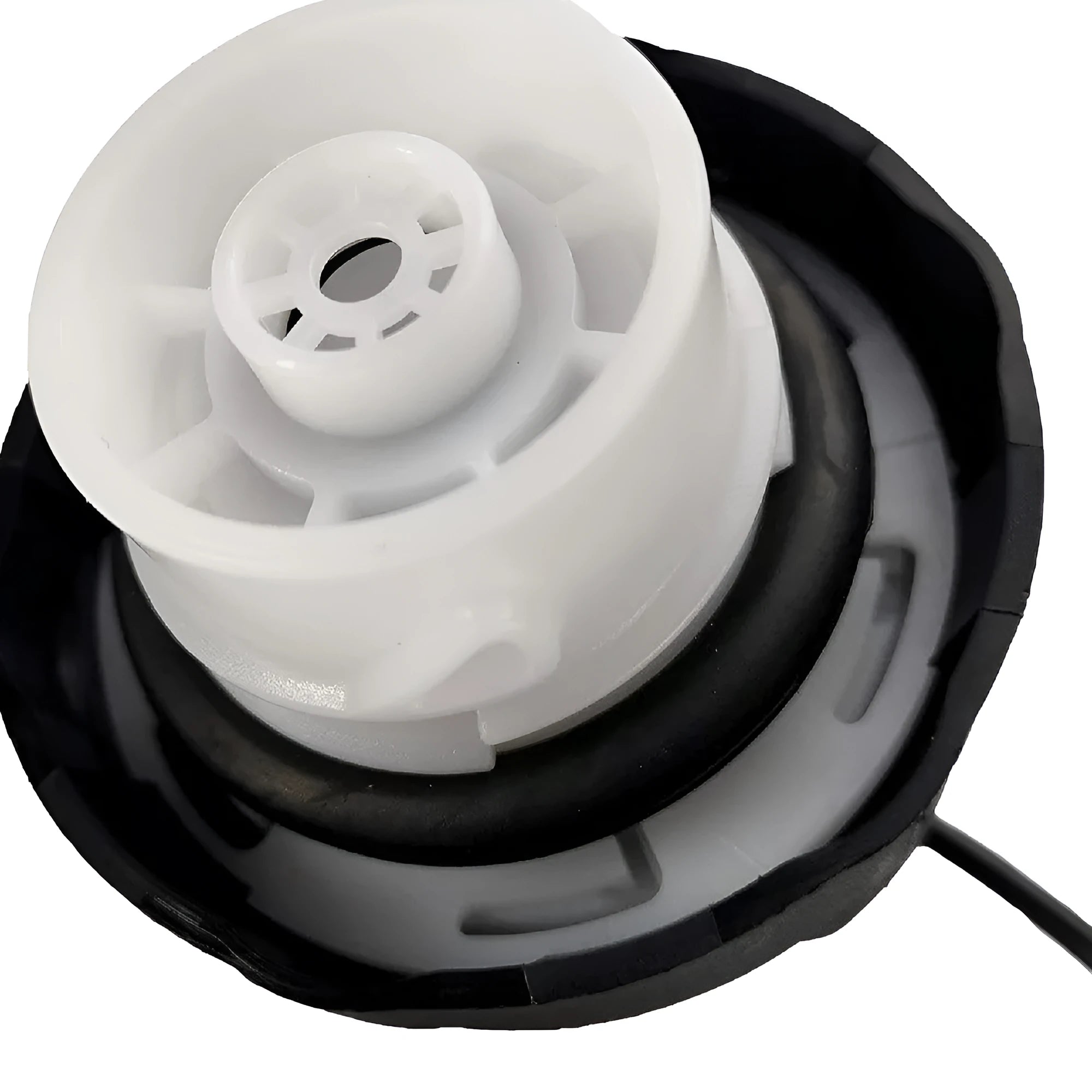 Black ABS fuel tank cap for Dodge Jeep JK, size 7.5x7x7 cm, replacement for 52030377AB