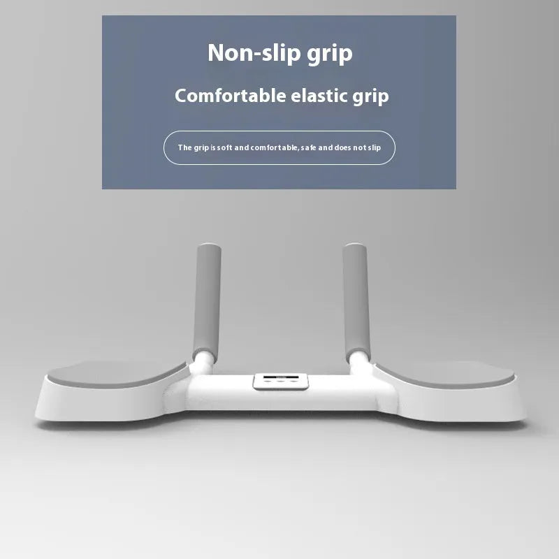 White aluminium flat support trainer with ABS components for home fitness exercises