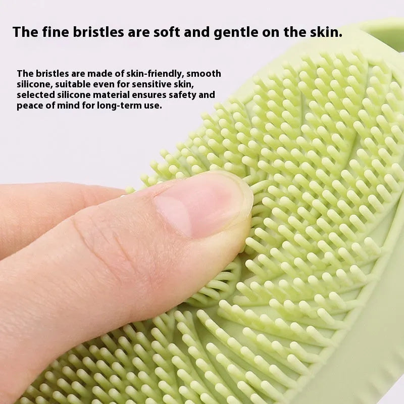 Silicone bath brush storage bottle with 100ml capacity in various colours