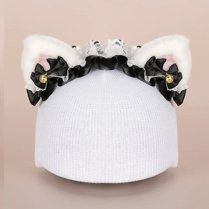 Plush ski helmet decoration with cartoon design in various colour options