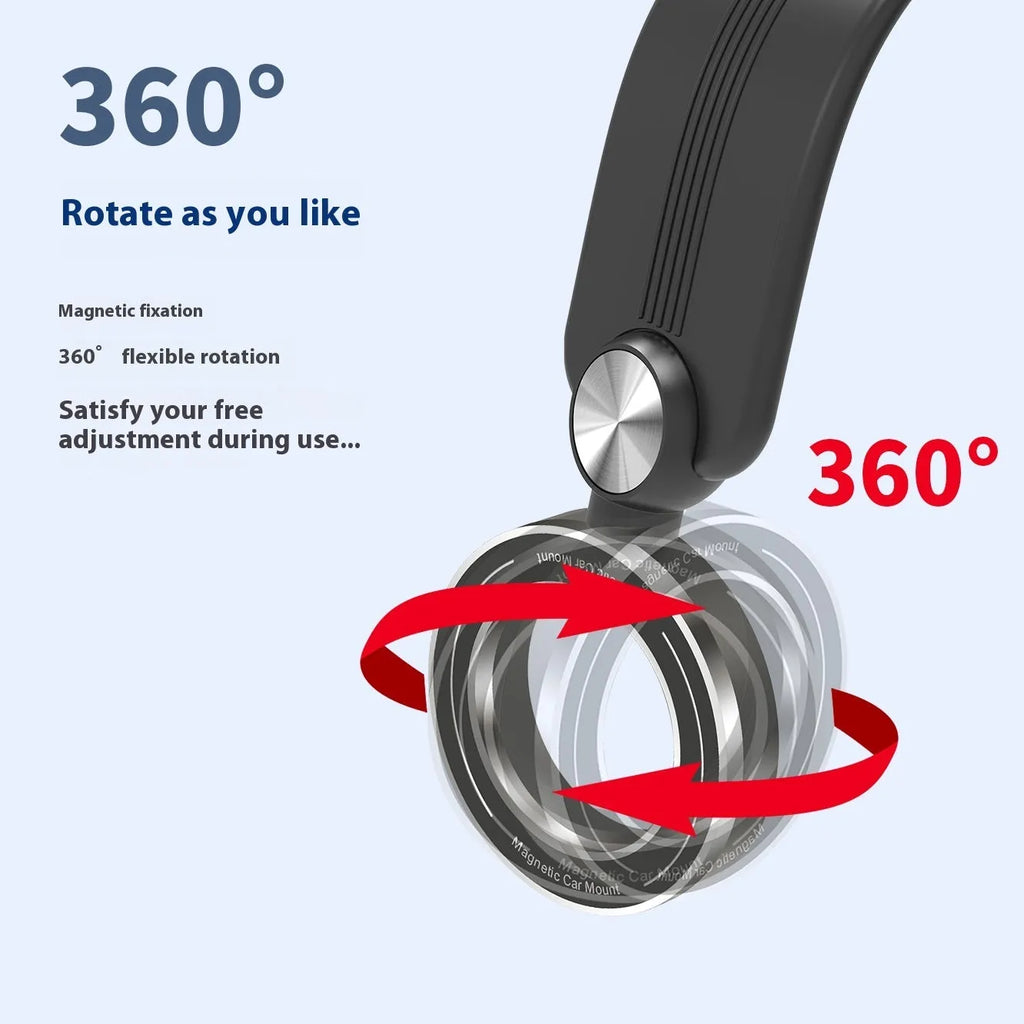 Magnetic suction folding car phone holder in RT025 Classic Edition on dashboard for secure driving use