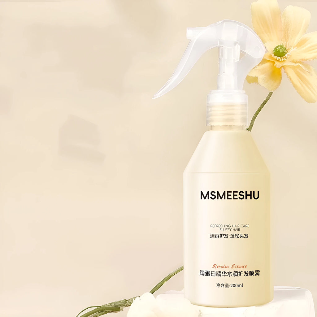 Transparent keratin honey hair care spray bottle for soft bright hair standard specification