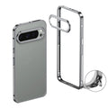 Aluminium alloy heat dissipation phone case for Google Pixel9 Pro XL with bracket and lens case, half-pack style