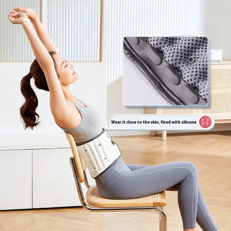 Automatic inflation lumbar support waist belt made from PU material in S and M sizes