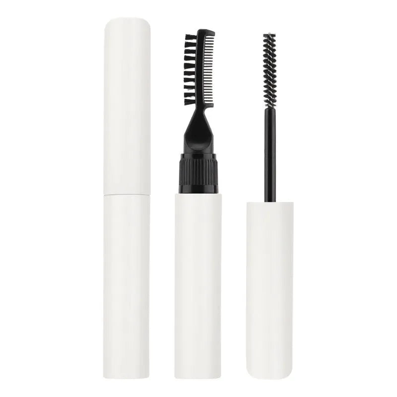 Eyebrow glue bottle with applicator brush for natural eyebrow shaping