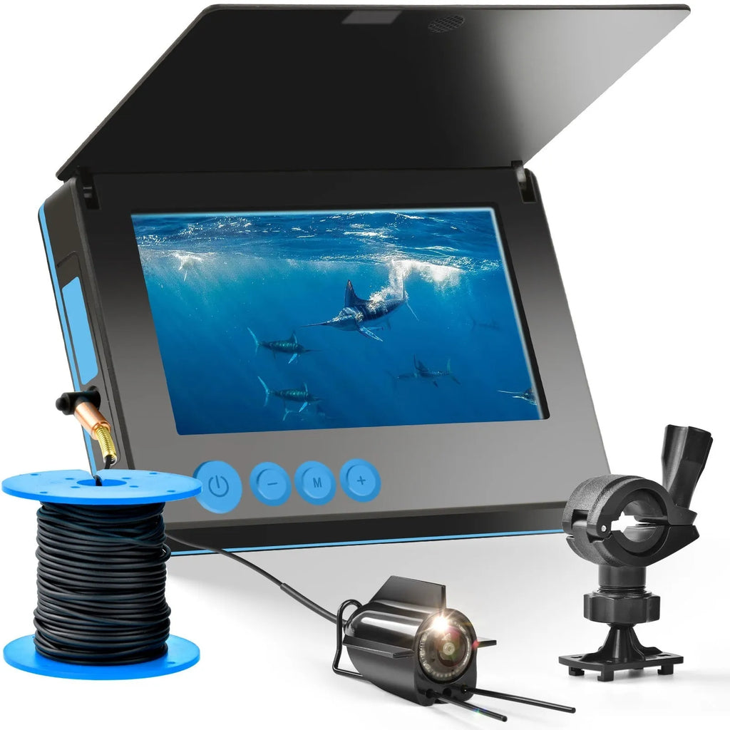 4.3-inch fish finder underwater camera with wide angle lens on IPS screen display