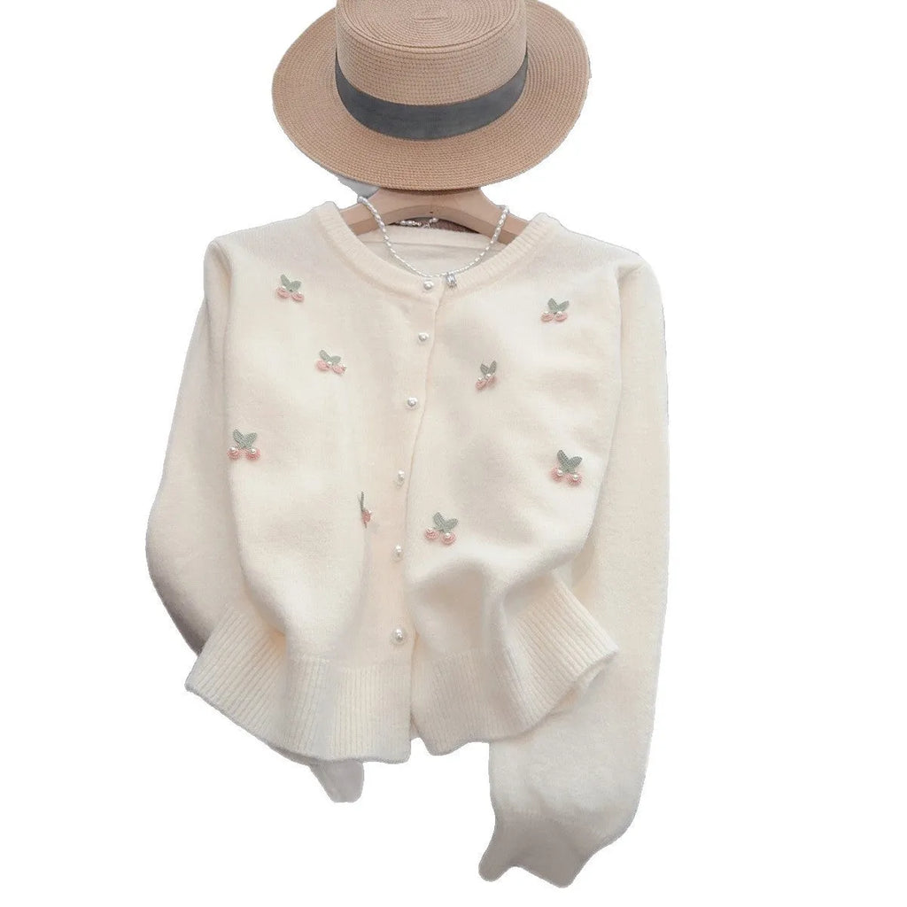 Women's slim fit cashmere blend cardigan coat in pink, shown open as a layer.