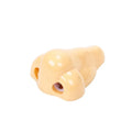 Flesh coloured plastic pencil sharpener with big nostril design for manual pencil sharpening