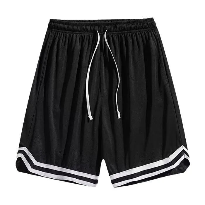 Men's loose gradient colour workout cropped trousers in polyester fabric