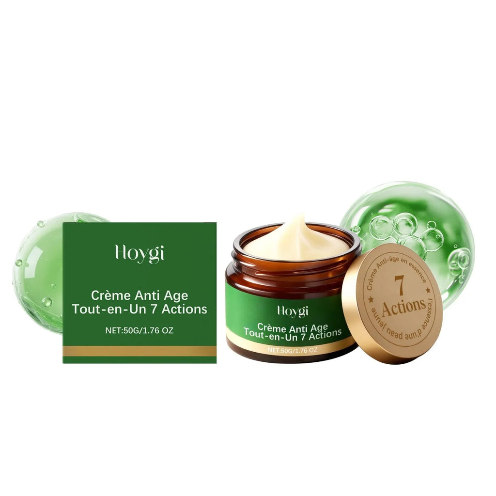 Seven-effect multi-effect repair cream in 50g jar with hydrolyzed collagen for skin repair