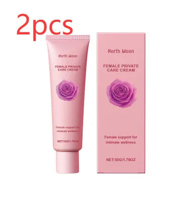 50g moisturising cream jar with rose and peppermint extracts for dry skin care