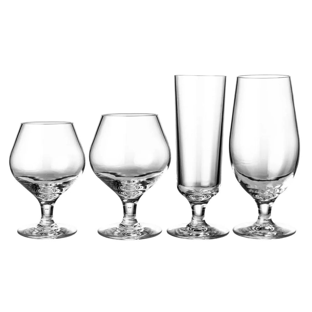 Drop-resistant PC acrylic wine glass for party catering with food-grade plastic construction