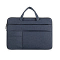 Water-repellent laptop bag with shoulder strap, available in multiple sizes and colours