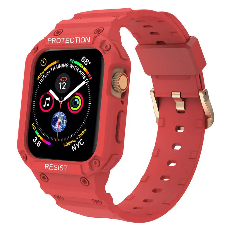 Apple Watch Series 8 soft TPU sport strap in multiple colours for 38mm and 42mm models