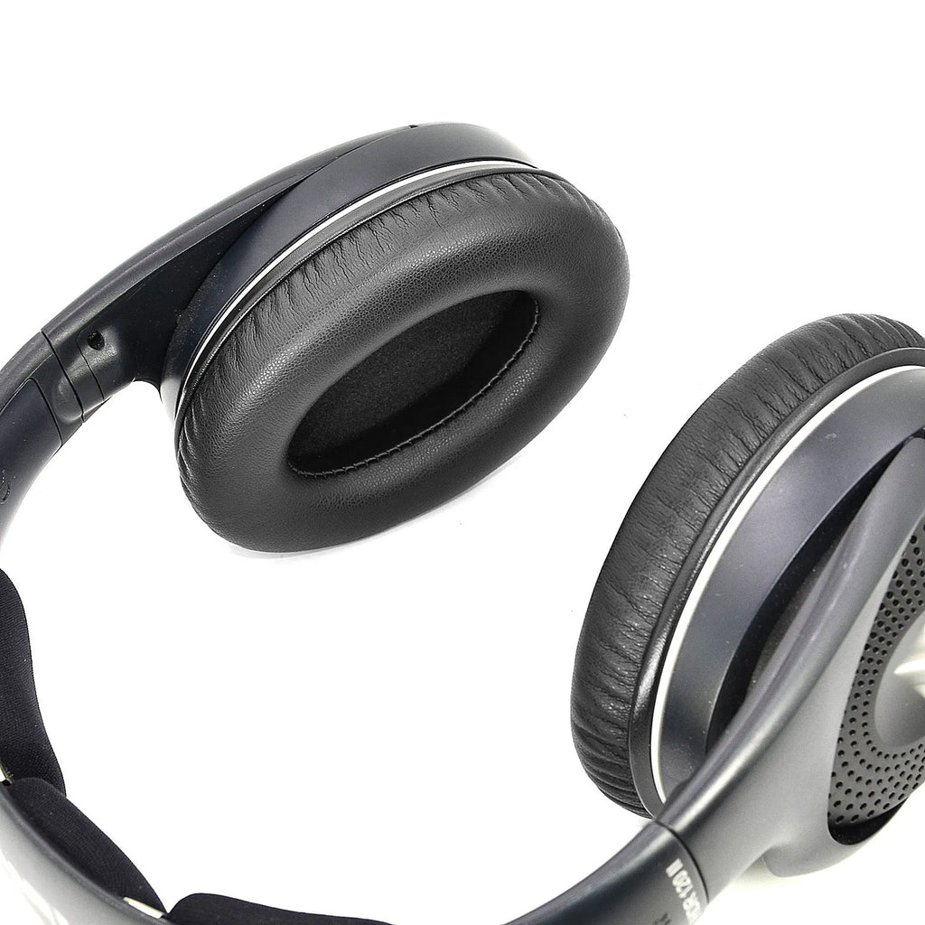 Replacement velvet earmuff cushions with snap-on sponge tips for SENHAI Sennheiser RS 120 headphones