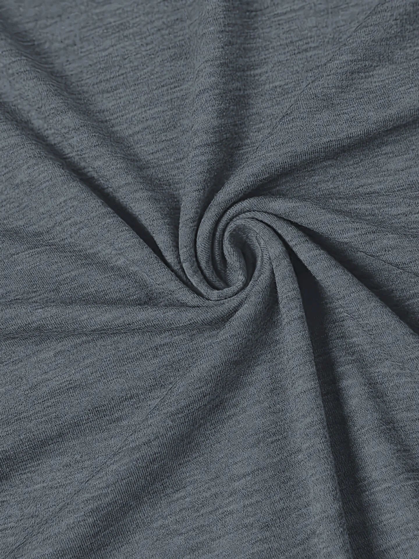 Women's dark grey pure cotton T-shirt with Chinese art retro graphic print and short sleeves.