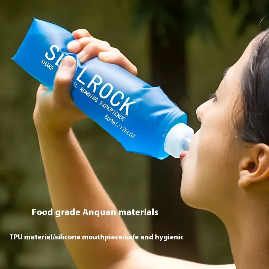 Plastic portable drinking straw for mountain biking and outdoor hydration with suction tube