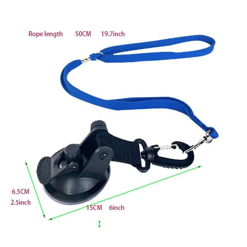 Pet bath restraint suction cup cuff set with traction rope for dog cat washing grooming