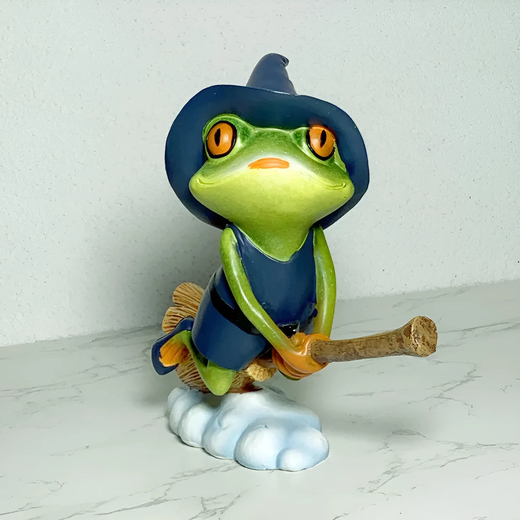 Magic Yoga Frog decoration in RDW123 colour with European style design