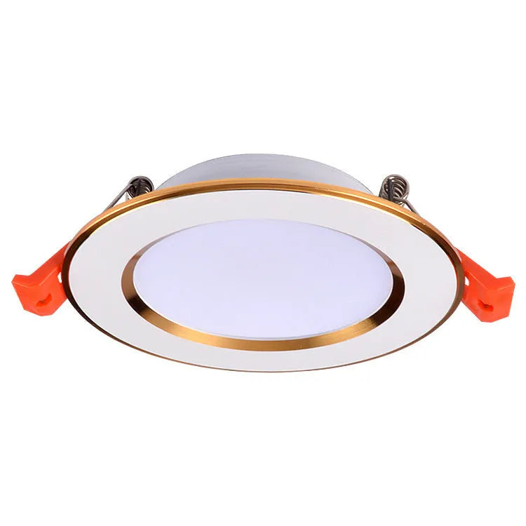 Anti-fog LED downlight with aluminium housing, straw hat style, 3000K-6000K colour temperature options