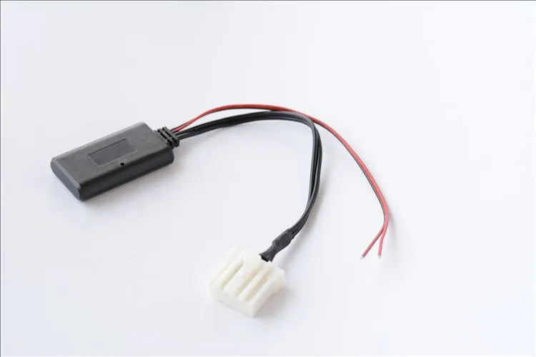 Black Bluetooth audio adapter cable for Mazda M6 and other 2006+ models with auxiliary port