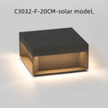 IP65 waterproof solar garden light LED 15.5cm size for outdoor lawn and path lighting