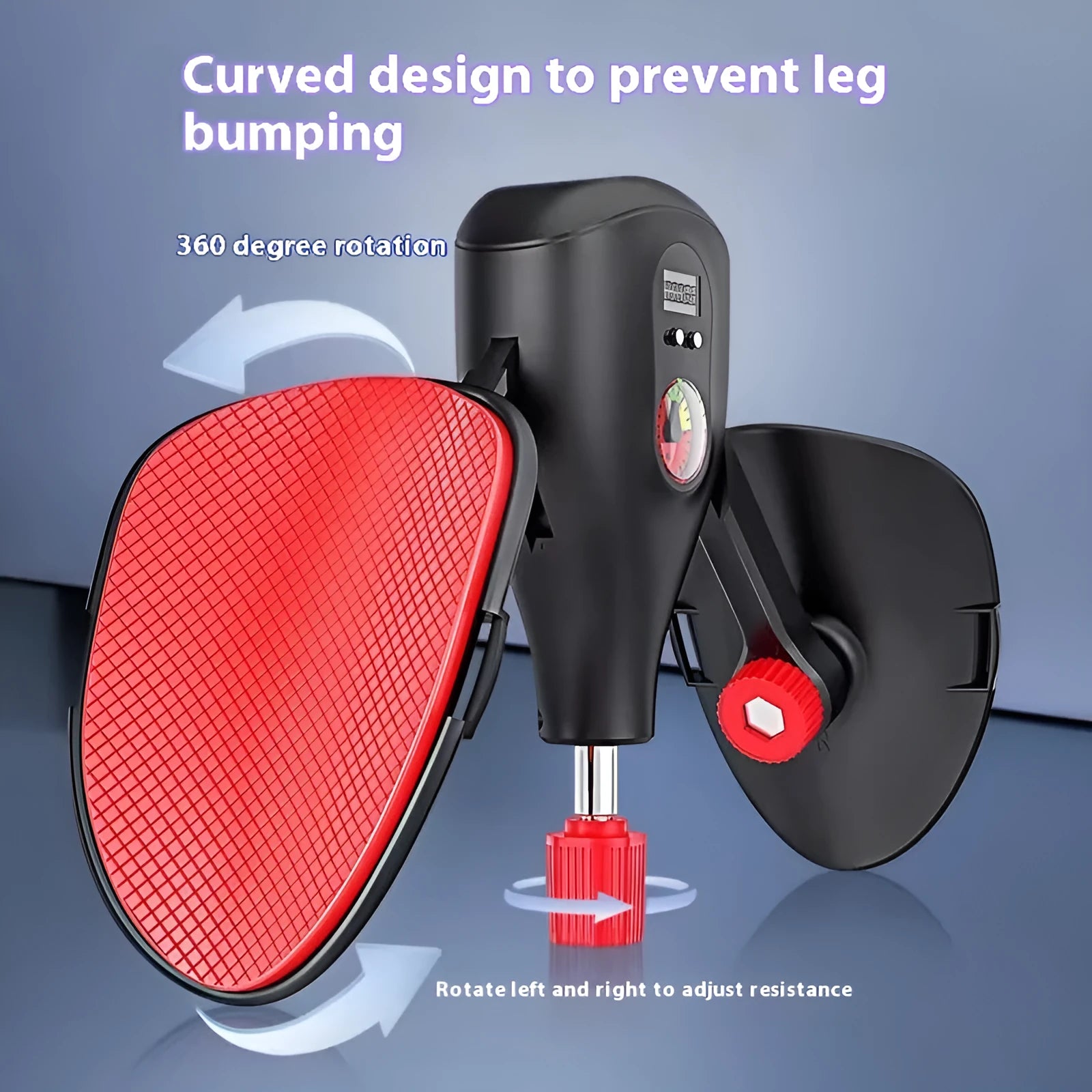 Men's black Kegel trainer with exercise straps for PC muscle workouts