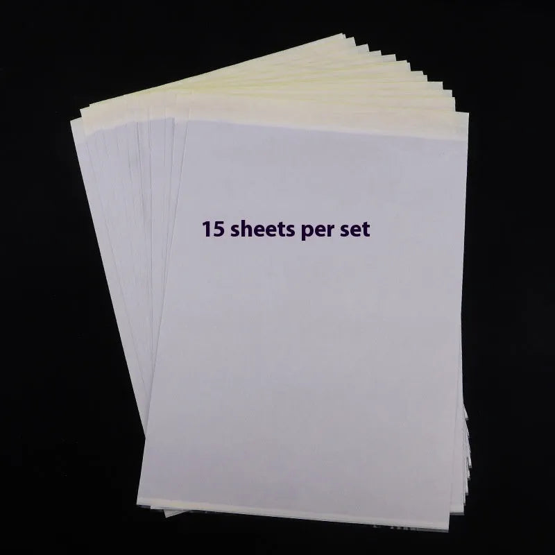 A4 tattoo transfer paper quadruple copy sheets with transfer paste gel for stencil creation