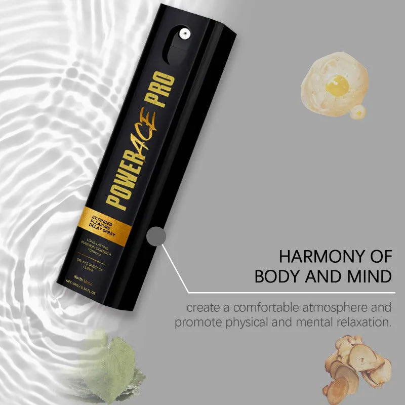Men's 10ml body moisturising spray bottle with spray mechanism for external care applications