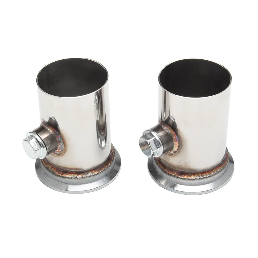 Chevrolet LS1 LS2 LS3 LS6 modified exhaust manifold banana set in 304 stainless steel silver