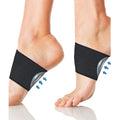 PU elastic arch support foot bandage for flat feet in ordinary and heart pad styles