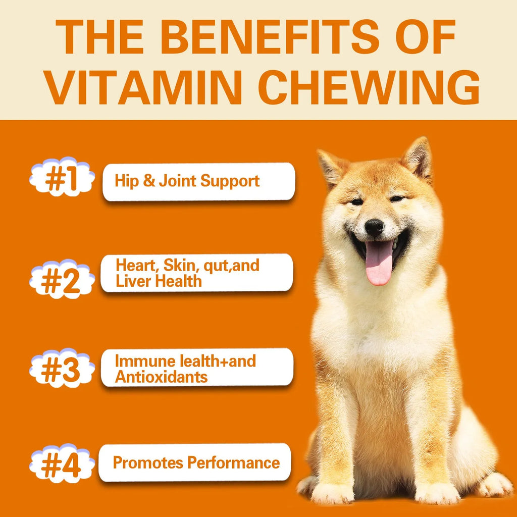 Pet vitamin multifunctional health care supplement for dogs 300g net content in OEM flavour