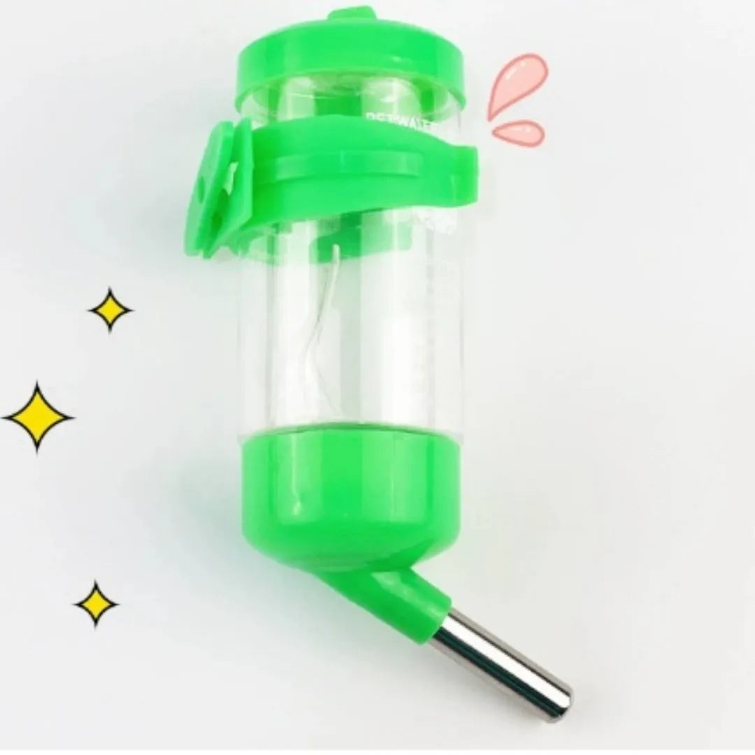 Green plastic leak-proof ball kettle pet water bottle with a 250ml capacity.