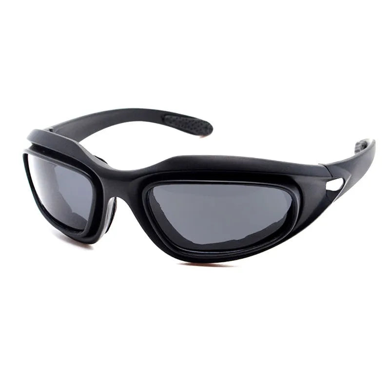 Tactical polarized sports sunglasses with PC lenses and full rim frame for outdoor cycling