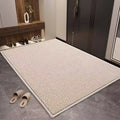 Thickened wear-resistant woven floor mat in camel polypropylene fibre, available in multiple sizes for home entrance use