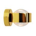 Modern small wall lamp with chrome, gold, black, and white finish options for bedside, hallway, staircase, or hotel use.