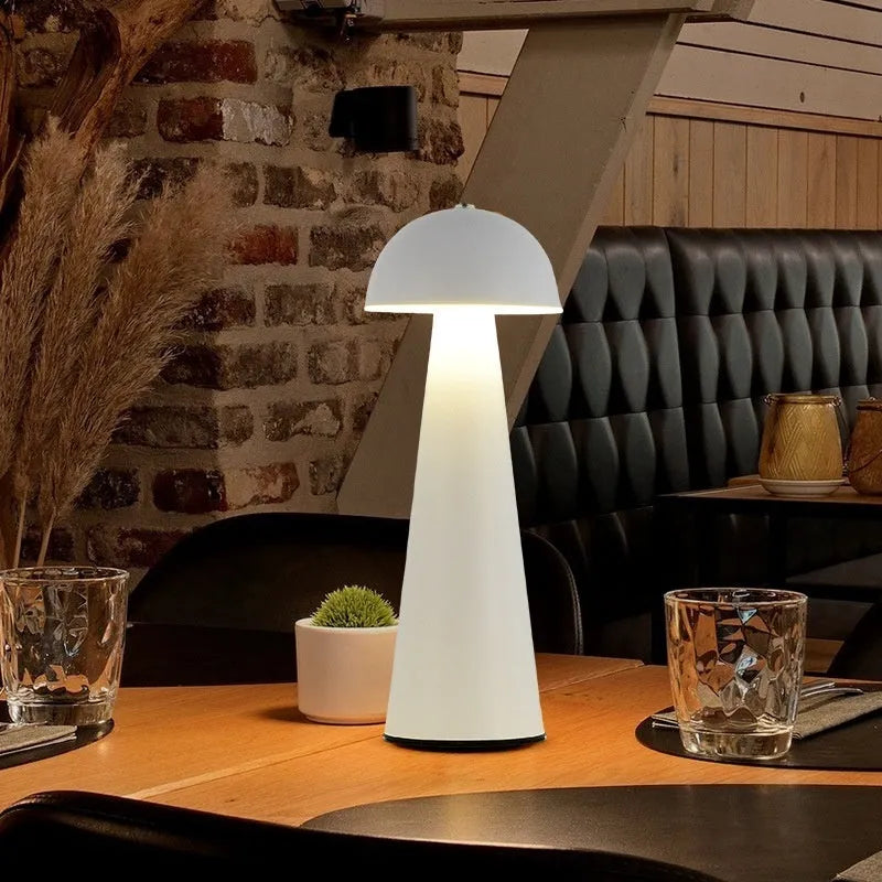 Creative touch switch outdoor USB table lamp metal iron 270mm height atmosphere lighting for garden