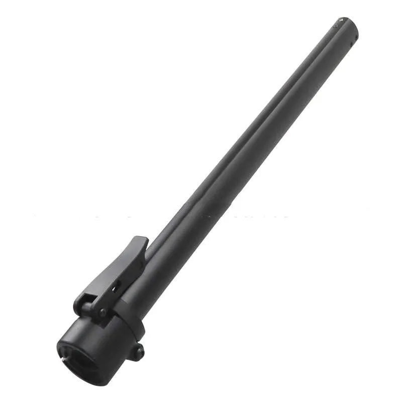 Black metal folding upright pole accessory for a Nanbo No. 9 electric scooter.