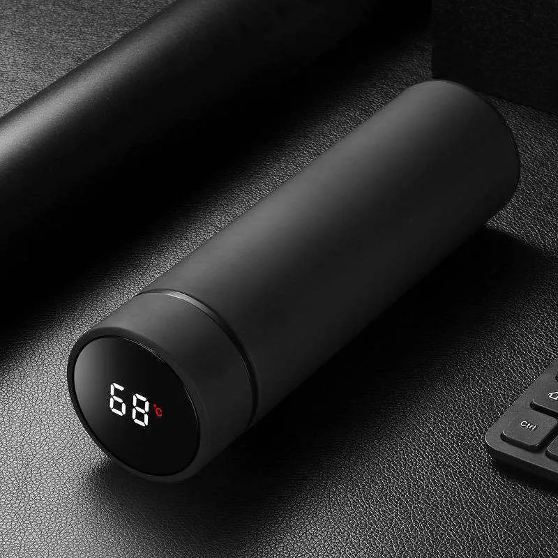 450ml stainless steel water bottle with double-wall vacuum insulation and copper coating
