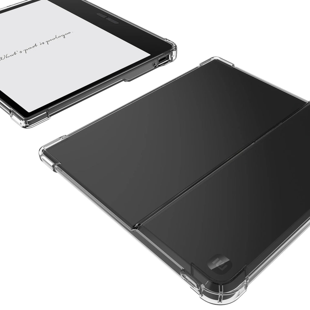 Transparent airbag phone case for 7-inch Xiaomi smartphone showing shockproof design