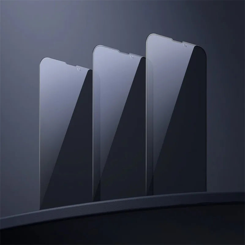 0.23mm non-broken edge full screen curved privacy tempered film for iPhone 5.4 inch model black