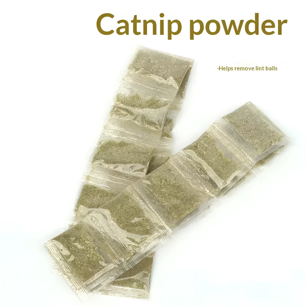 Catnip cat grass snack 1g bag for hairball removal and oral cleaning with mint powder